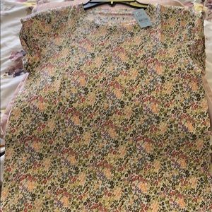 Flower print T-shirt